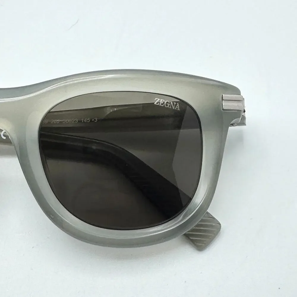Ermenegildo Zegna Sunglasses EZ0269 20J Gray Frame Roviex Lens 50-23-145 New